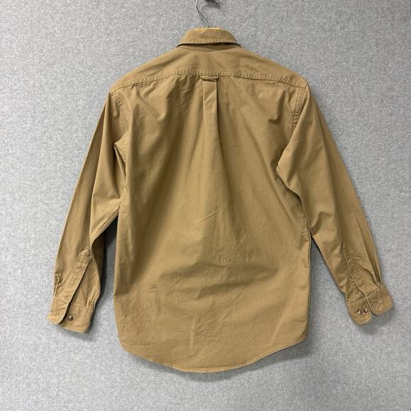 Filson Genuine Garment Tan Canvas Workwear Shirt Jacket Shacket Men’s Small - Picture 3 of 14